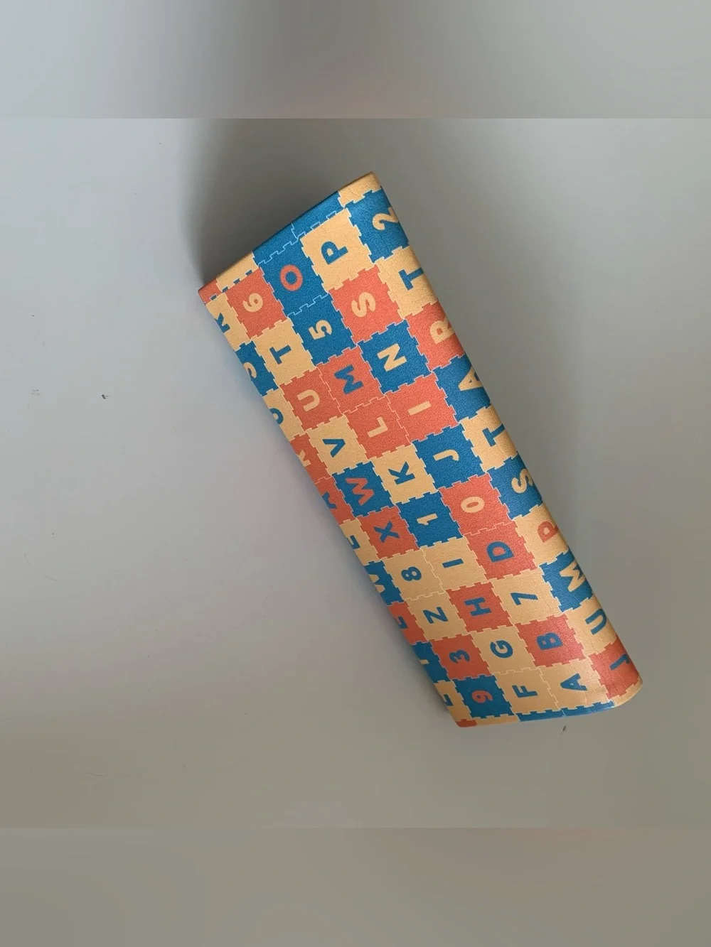 JINS Foldable Eyeglasses Case Blue Yellow Orange